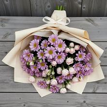 Букет цветов из:  Розы и Хризантемы в Беляную Гору
