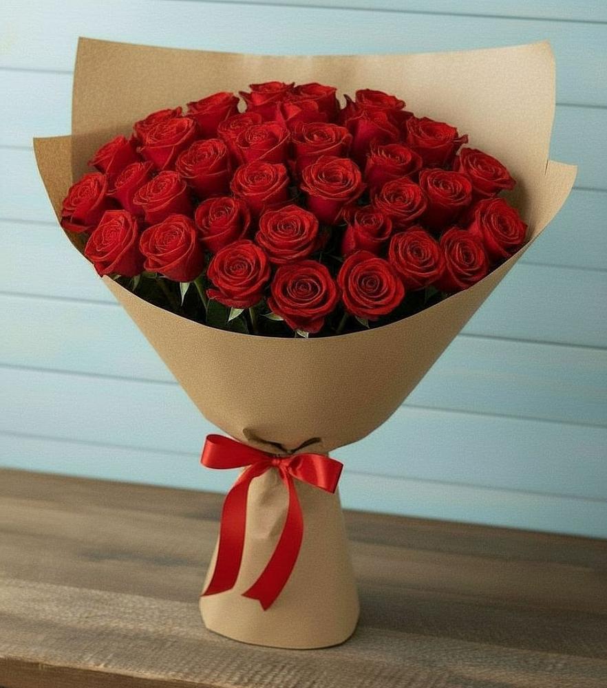 Букет Красные розы Милано в Беляную Гору