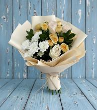 Букет цветов из:  Розы и Хризантемы в Беляную Гору