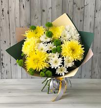 Букет цветов из:  Хризантемы #REPLACE_PRED# Беляную Гору